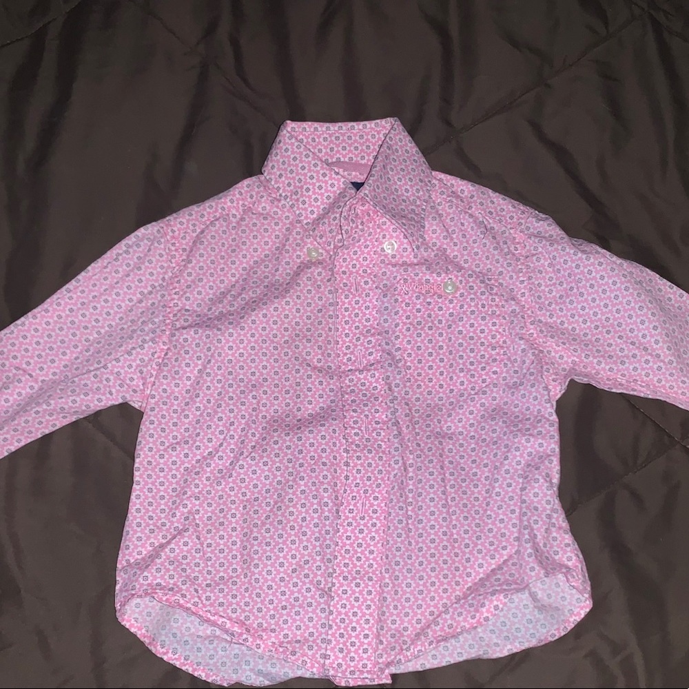 Toddler Long Sleeve Button up shirt